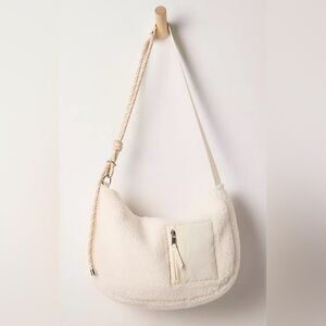 Free People Movement bag is a cozy fleece crossbody sling bag NWT
